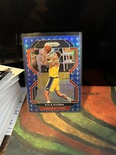 2021-22 Panini Prizm #156 Kyle Kuzma NBA 75th Anniversary Blue Retail SP Wizards
