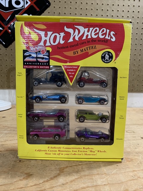 hot wheels 25th anniversary set