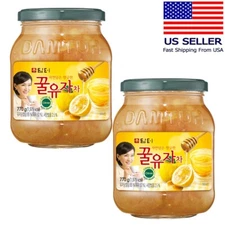 DAMTUH Honey Korean Citron Tea - 1.7lbs x 2 Bottles, Marmalade, Preserve