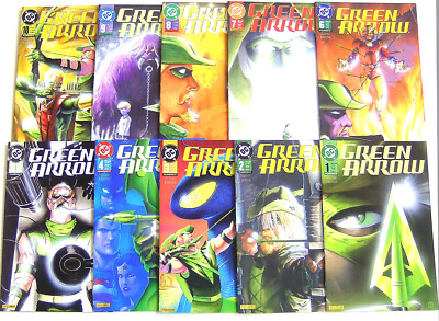 GREEN ARROW - 1 2 3 4 5 6 7 8 9 10 komplett - PANINI DC 2001-2002 deutsch