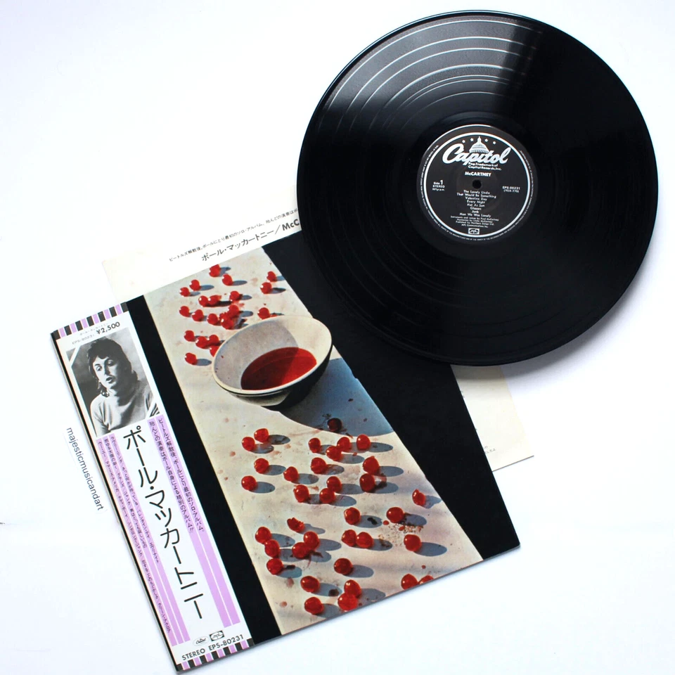 PRISTINE RARE CAPITOL BLACK LABEL PAUL McCARTNEY VINTAGE VINYL LP THE BEATLES NM - Image 2 of 4