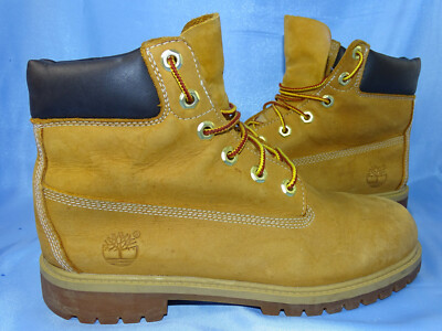 TIMBERLAND 6 INCH PREMIUM BOOTS GR 40 WHEAT WATERPROOF NUBUC STIEFEL SCHUHE BB3