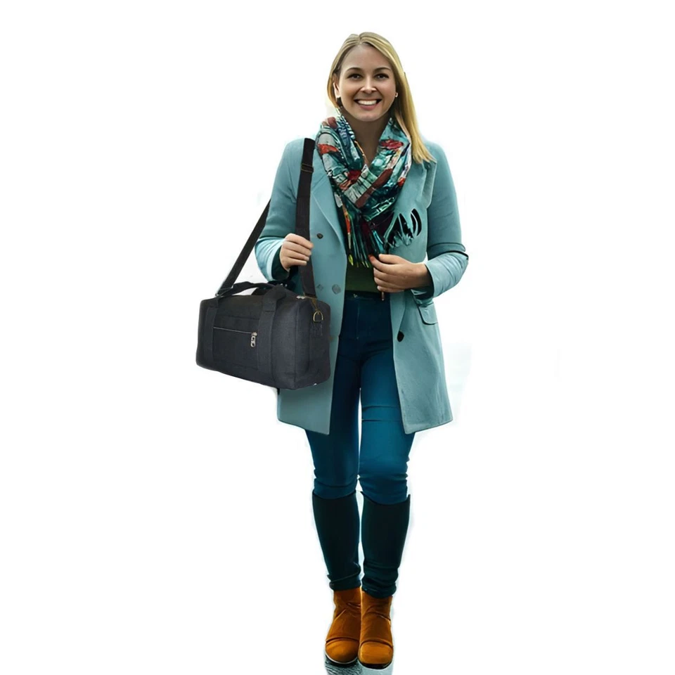 Robuste Ryanair Reisetasche 40x20x25 cm Handgepäck Boardgepäck Flugzeug EasyJet - Bild 4 von 4