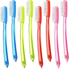 Extra Hard and Firm Toothbrush for Adults Bulk Huge Head Bristle Full Head Manua