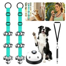 Dog Doorbell Potty Training Puppy Go Out Bell 14 Loud Jingles Whistle Pet Cat US