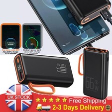200000mAh Power Bank Pack Fast Charger 2 USB External Battery For Mobile PhoneUK