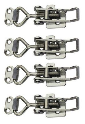 4 PCS Adjustable Buckle Lever Toggle Catch Latch Lock 1S4 7595mm Range