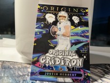 Panini 2023 Origins Justin Herbert Original Gridiron #13 Chargers Insert NFL