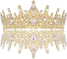 Tiara Crowns for Women & Girls - Bridal, Wedding, Prom, Quinceanera, Birthday & 
