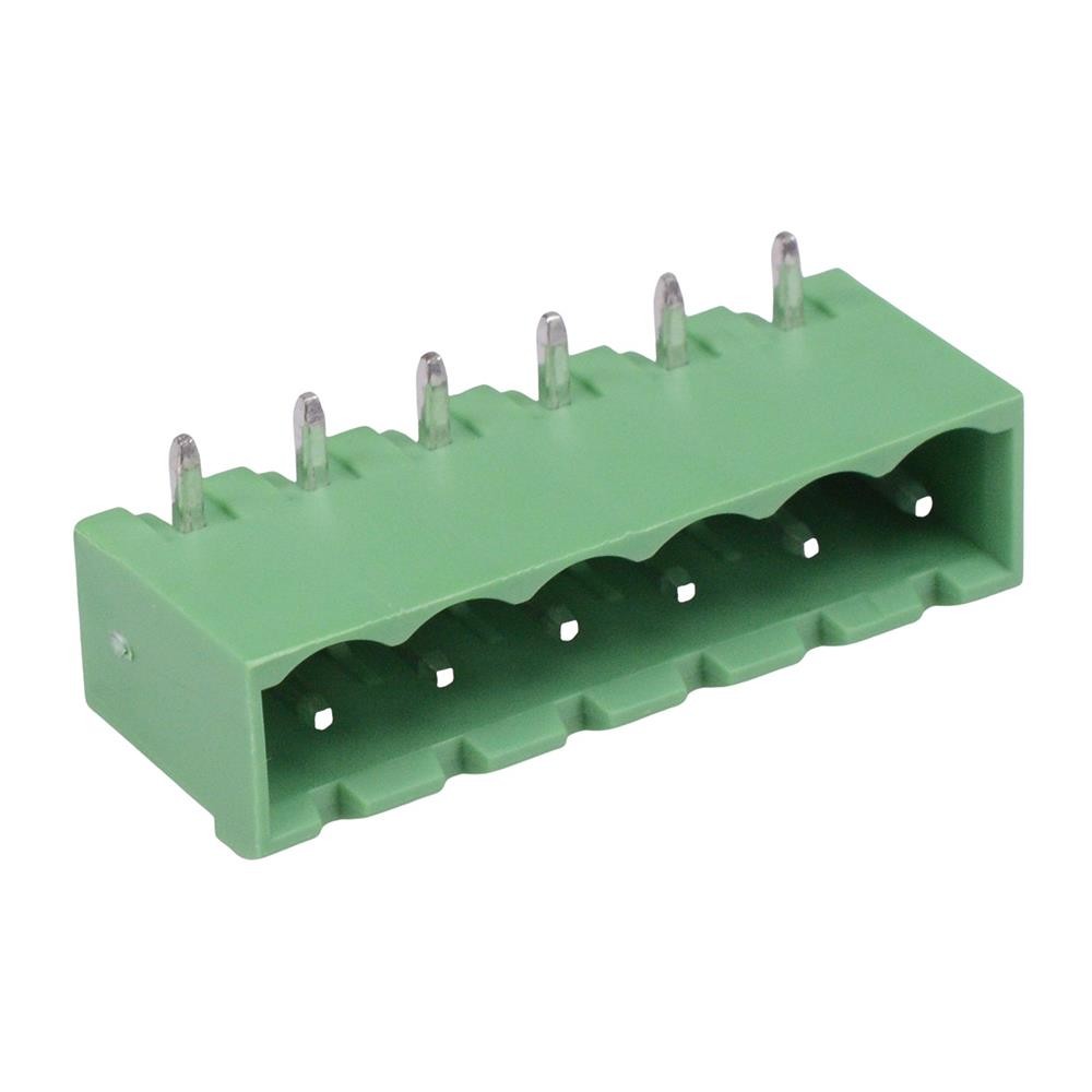 10 x 6-Way 5.08mm Horizontal PCB Header Closed Ends 15A 300V