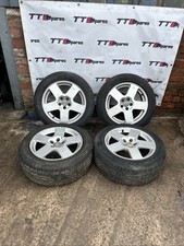 GENUINE MK1 AUDI TT  16" ALLOY WHEELS & TYRES 8N0601025C golf octavia a3 5x100
