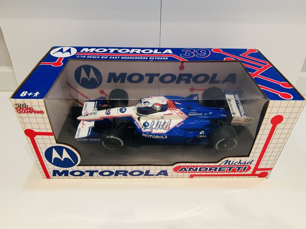MICHAEL ANDRETTI SIGNED 2002 #39 MOTOROLA HONDA 1/18 INDYCAR CART