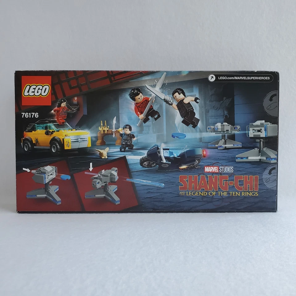 Lego 76176 Super Heroes Shang-Chi ESCAPE FROM THE TEN RINGS Retired New SEALED - Image 3 of 4