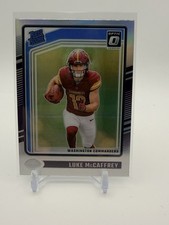 2024 Panini Donruss Optic - Rated Rookie Luke McCaffrey #268 Holo Prizm (RC)