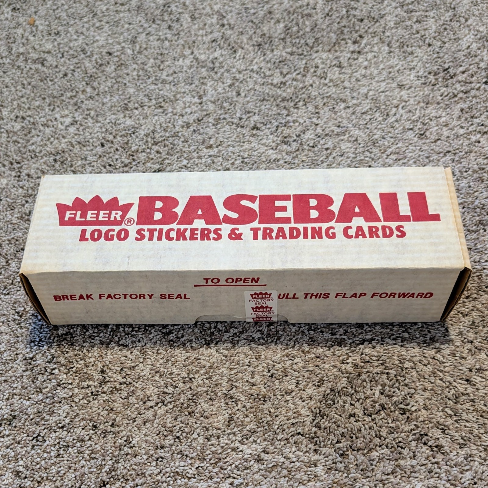 1989 Fleer Baseball  Factory Sealed Set  GRIFFEY JR, JOHNSON, BIGGIO, SMOLTZ RC