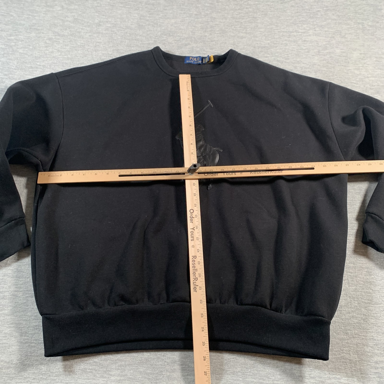 Polo Ralph Lauren Felpa Uomo XL Big Pony Girocollo Pullover Ricamato