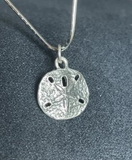 James Avery Retired Vtg Small Sterling Silver 925 Sand Dollar Charm + Free Ship