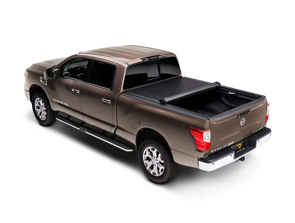 TruXedo Lo Pro Soft Roll Up Tonneau Cover Fits 2004-2015 Nissan Titan 5'7" Bed Foto 4 de 4