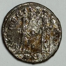 Ancient Roman Coin Silvered Unidentified About 20mm