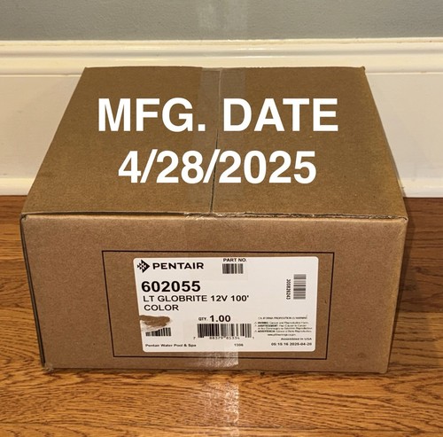 Pentair Water Pool and Spa 602055, 100 Foot Cord. Revision 2 MFG. Date ...