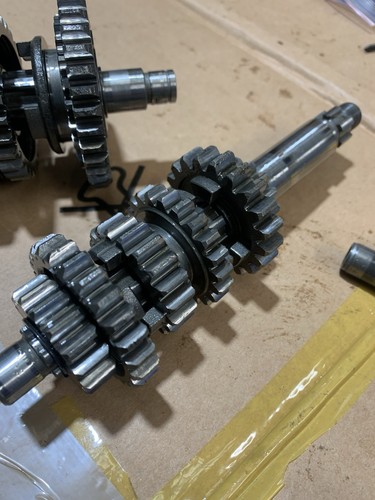 Yamaha YZ 80 1983 transmisión completa caja de cambios eje de entrada eje de salida - Imagen 5 de 16