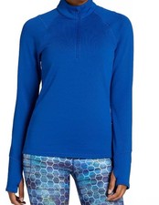 DSG Women  s Run Grid 1/4 Zip Pullover Team Royal Blue NWT Size XL
