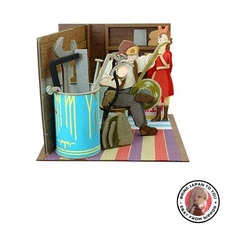 New Sankei Studio Ghibli Mini The Borrower Arrietty Pod and Arrietty Paper Craft