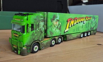 Tekno Scania 660S, Müller Transporte Ermensee (CH) ''Indiana Jones'' / neu