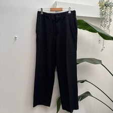 COMME des GARCONS HOMME 02SS Striped Wool Blend Slacks, Size 38cm, Used