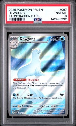 Dewgong graded PSA 8 for sale on eBay
