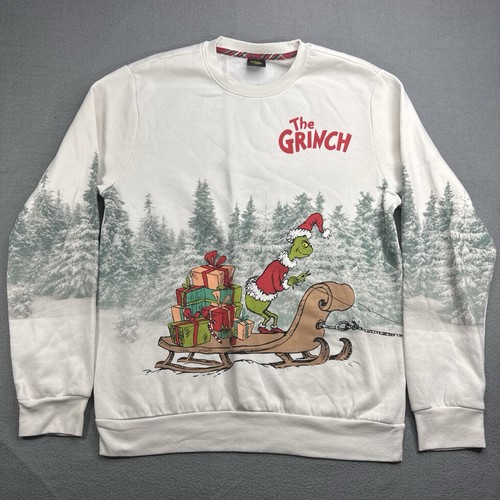 The Grinch Christmas Sweater Size Medium Mad Engine 2025 Dr. Seuss