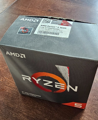 AMD Ryzen 5 3600X Processor (3.8 GHz, 6 Cores, Socket AM4) Boxed -...