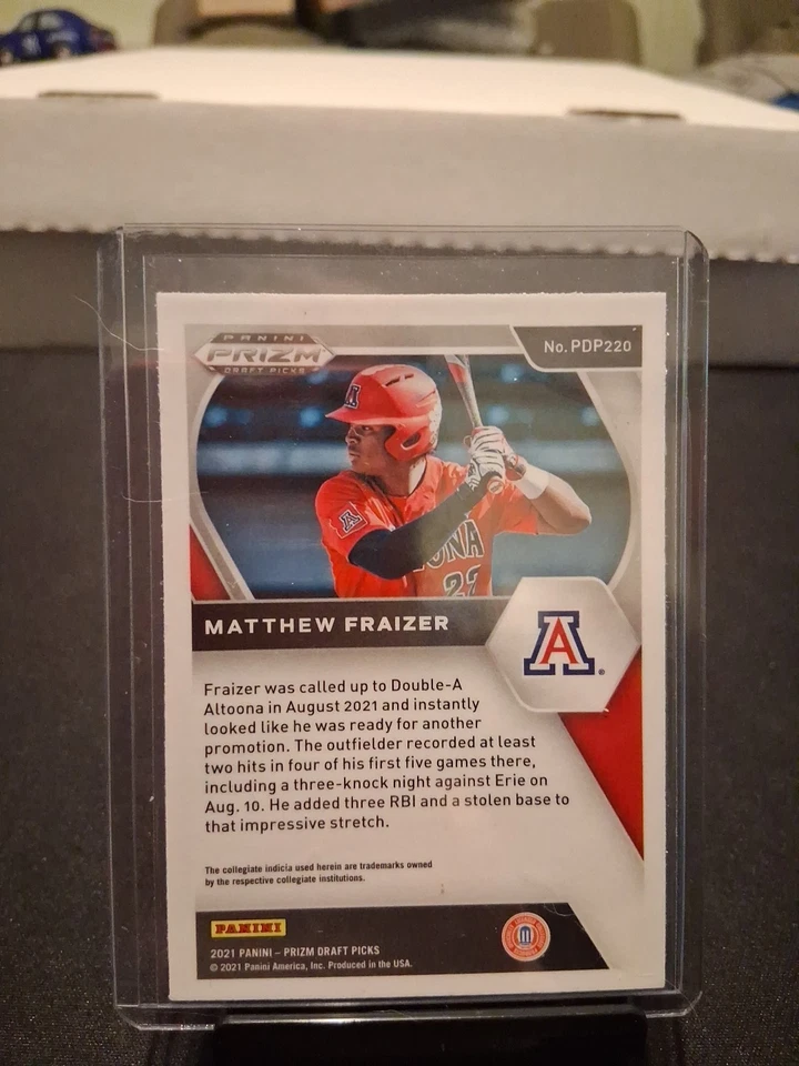2021 Panini Prizm Draft Picks - Matthew Fraizer #PDP220 (RC) - Image 3 of 4