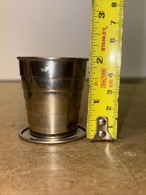 The Original Dalvey Golf Cup Collapsable Portable Pocket Cup