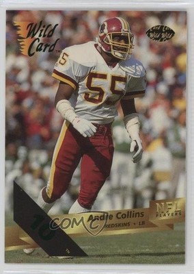 1993 Wild Card 10 Stripe Andre Collins #167 g2x