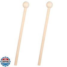 2Pcs Wood Xylophone Mallets, 7.5 Inch Percussion Sticks for Xylop