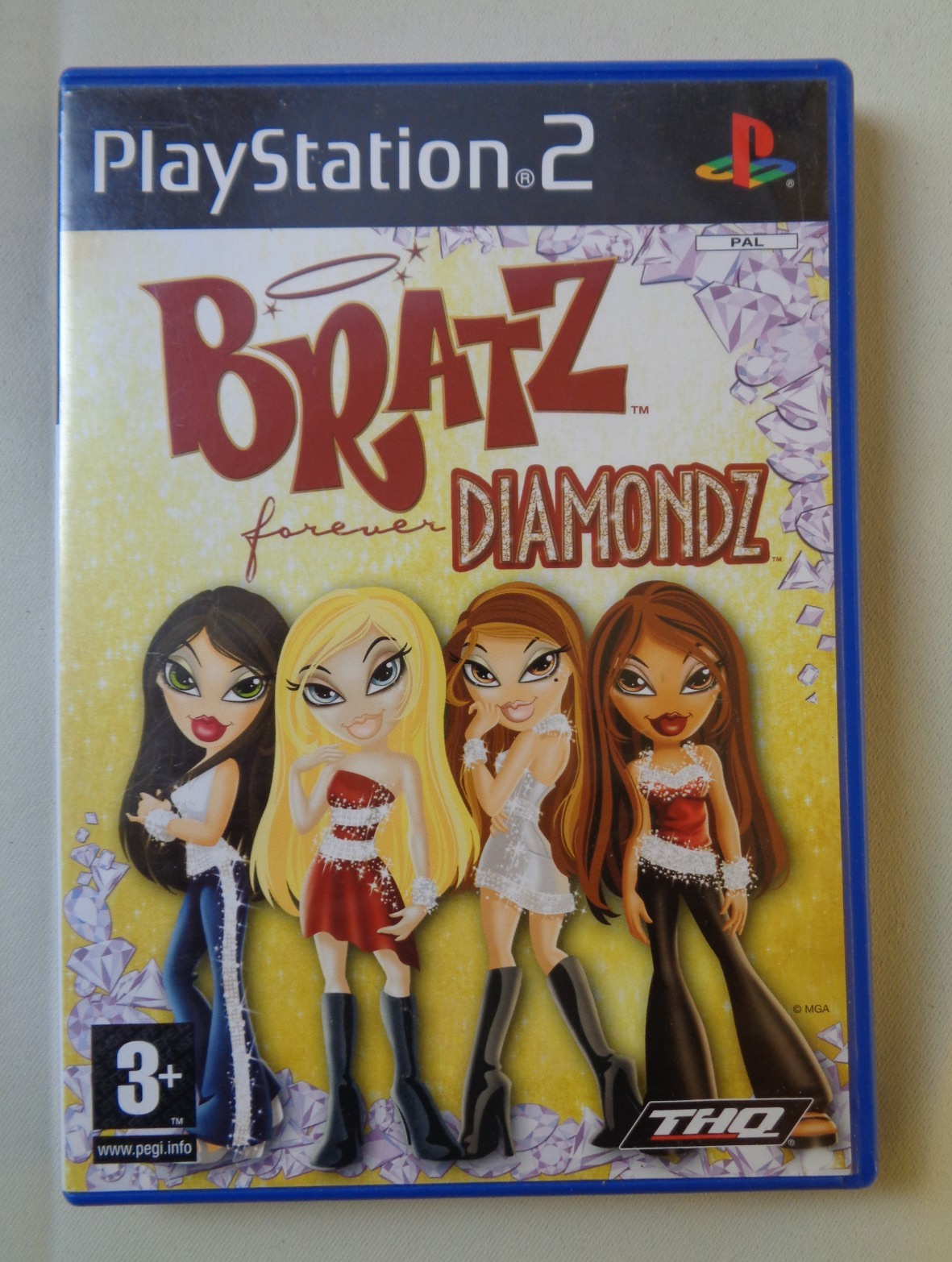 Bratz: Forever Diamonds Game Playstation PS2 Video Game Manual PAL Tested