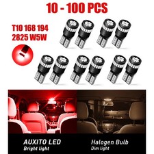 T10 168 194 24smd Led Side Marker Map Light Bulb Kit Error Free Red 2835 10-100x T10 168 194 24smd Led Side Marker Map Light Bulb Kit Error Free Red 2835 10-100x