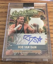 Wild Card 2026 Lucky Charm One of One Autographed Rob Van Dam Wrestling Card