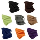Neck Warmer Neck Scarf Headwear Face Cover Fleece Tube Scarf Bandanas Face Mask