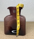 Blenko Art Glass 384 Amethyst Double Spout Water Bottle Carafe Pitcher 8"