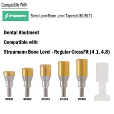 Dental Locator Abutments Attachment RC fit Straumann/ITI-Bone Level 1.0-5.0mm GH