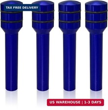 4pcs Car Door Lock Knobs 1.92 X 0.44 Safety Auto Inner Door Pull Pins Alumi