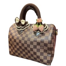 Crochet Handle Cover for LV SPEEDY, size25,30,35 Keepall, Alma, Louise Vuitton