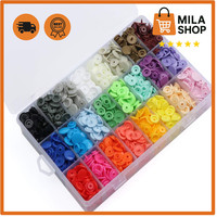 DruckknöPfe T5 408 StüCk 24 Farben 12Mm Snap Buttons Kunststoff Kleidung NäHen