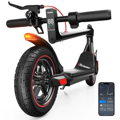 Adult Electric Scooter 500W Folding Commuter E-Scooter Long Range 22mph 10''Tire - Image 1 of 4