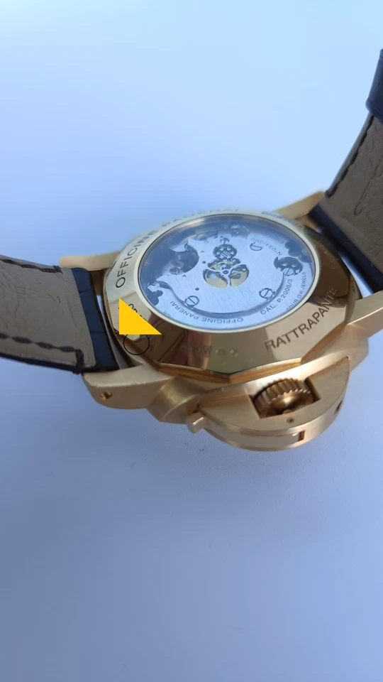 Panerai Luminor PAM 1950 Rattrapante 8 Days Rose Gold Manual 47mm - Image 3 of 4