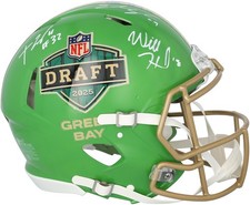 Egbuka, Howard & Henderson Ohio State Buckeyes Signed '25 Draft Authentic Helmet