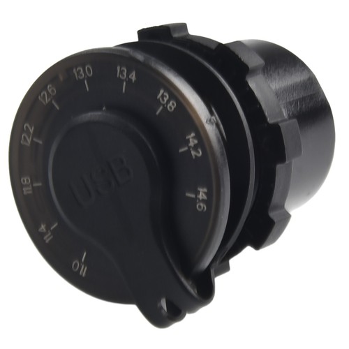 12V Auto Podwójne gniazdo USB Ładowarka Adapter samochodowy z przełącznikiem woltomierza LED - Zdjęcie 6 z 24