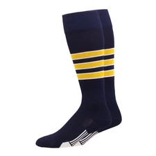 TCK Dugout Series Socks NAVY | WHITE | GOLD MD